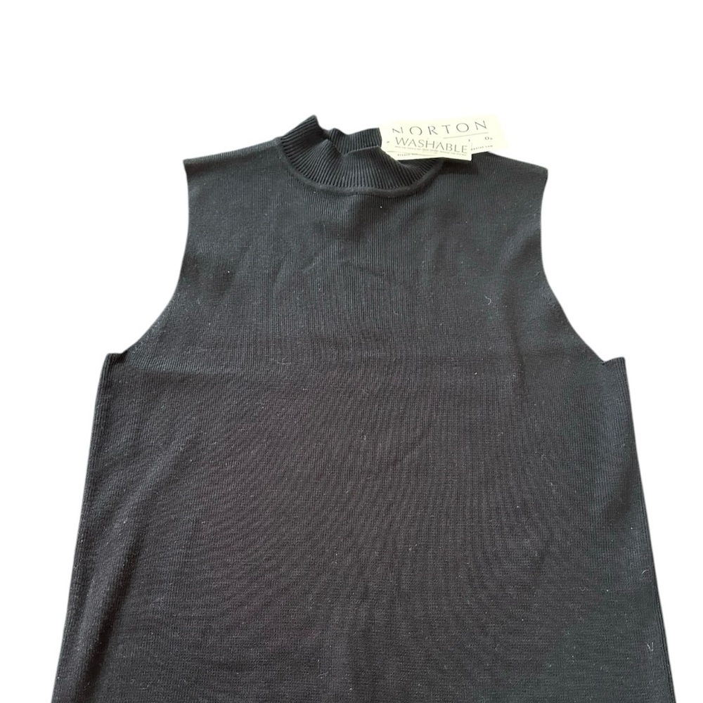 NWT Women’s Norton Studio XL Ribbed Sleeveless Mock Neck